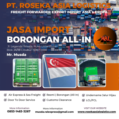 Jasa Import Borongan All-In Dari Singapore