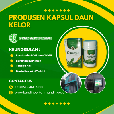 Produsen kapsul daun kelor di yogyarta