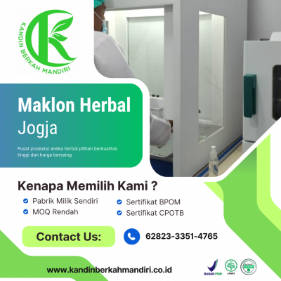 Maklon herbal jogja cv kandin berkah mandiri