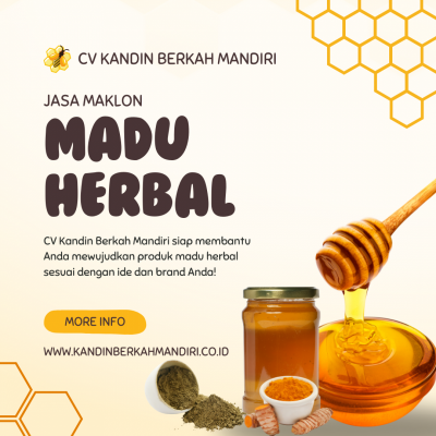 Maklon madu herbal jogja cv kandin berkah mandiri