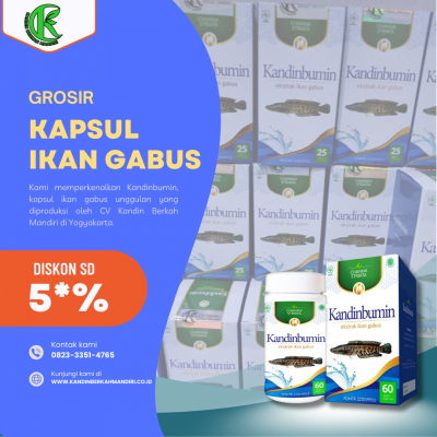 grosir kapsul ikan gabus kandinbumin