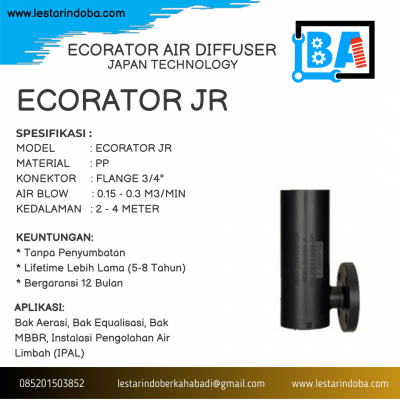 Ecorator Jr SEIKA Diffuser WWTP IPAL di Mojokerto