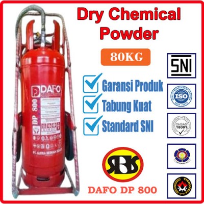 Dafo DP 800 Dry Chemical Powder Tabung APAR Pemadam Kebakaran 80 Kg