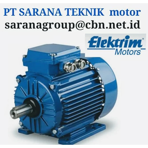 ELEKTRIM ELECTRIC MOTOR 22KW 30HP 1500RPM 4P 3PHASE B3 FRAME 180L-4